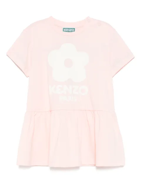 Kenzo Kids logo-printed dress