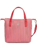 Tommy Hilfiger Summer Poppy striped tote bag - Red
