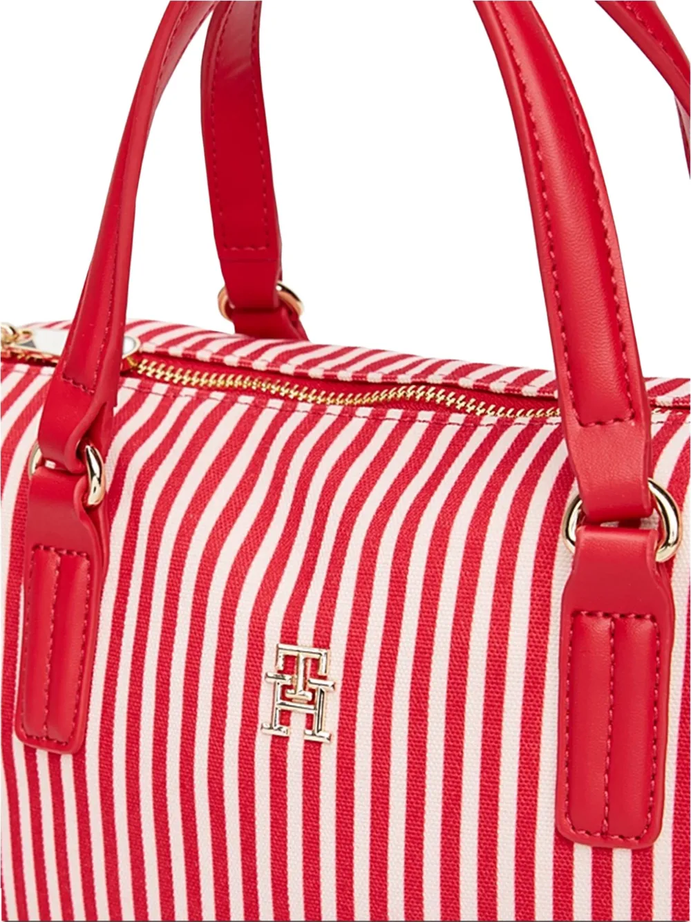 Tommy Hilfiger Summer Poppy Striped Tote Bag