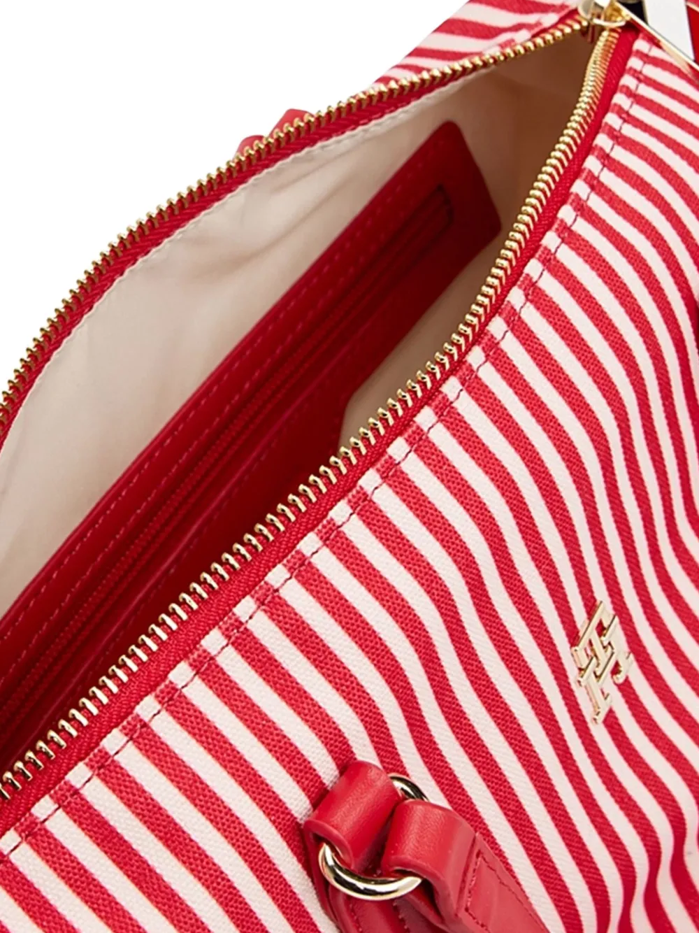 Tommy Hilfiger Summer Poppy Striped Tote Bag
