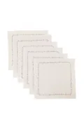 Bambah Dancing table napkins (set of six) - Neutrals