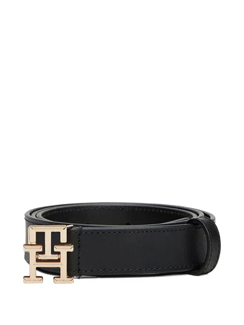 Tommy Hilfiger logo-buckle leather belt