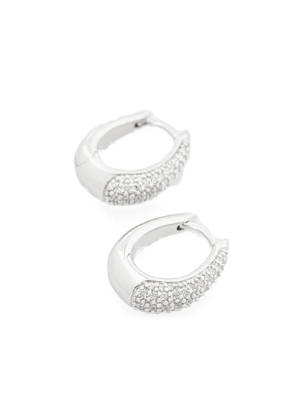 Tom Wood Liz huggie earrings - Zilver