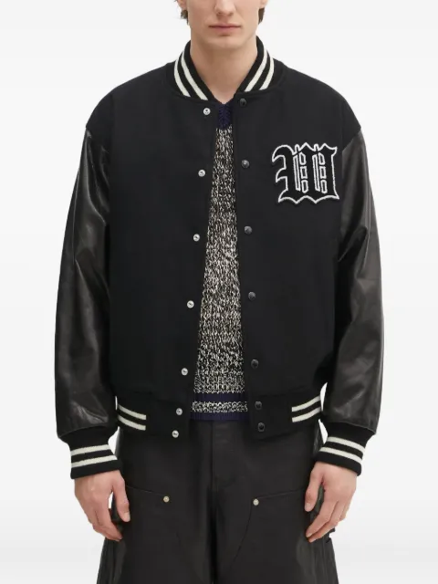WACKO MARIA Type-2 contrast-sleeves varsity jacket