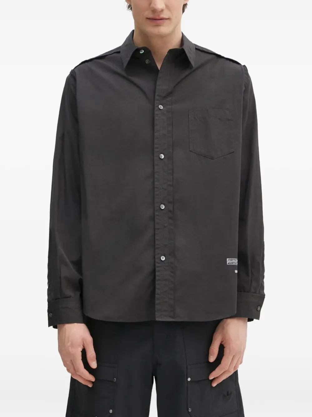 Undercover pocket-detail shirt | Grey | Image 1