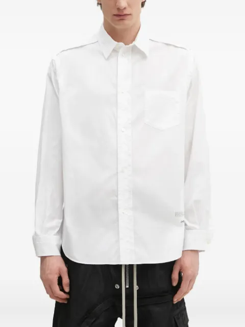 Undercover panelled poplin shirt