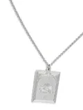 Tom Wood Tarot Strength pendant necklace - Silver