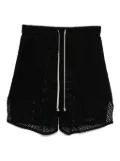 Rick Owens X Champion cotton drop-crotch shorts - Black