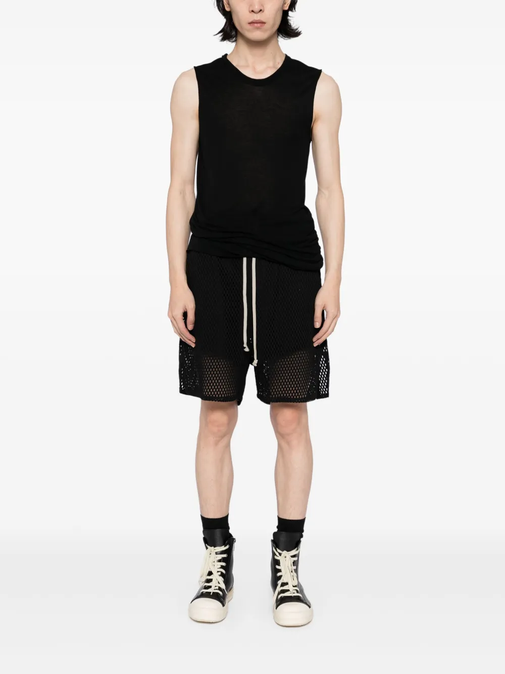 Rick Owens X Champion cotton drop-crotch shorts | Drop-Crotch Shorts | Image 2