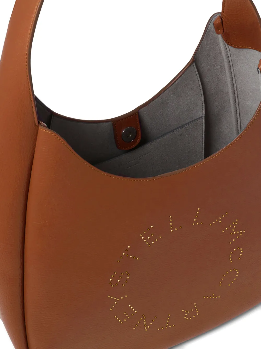 Stella McCartney medium Slouchy logo-detail tote bag Bruin