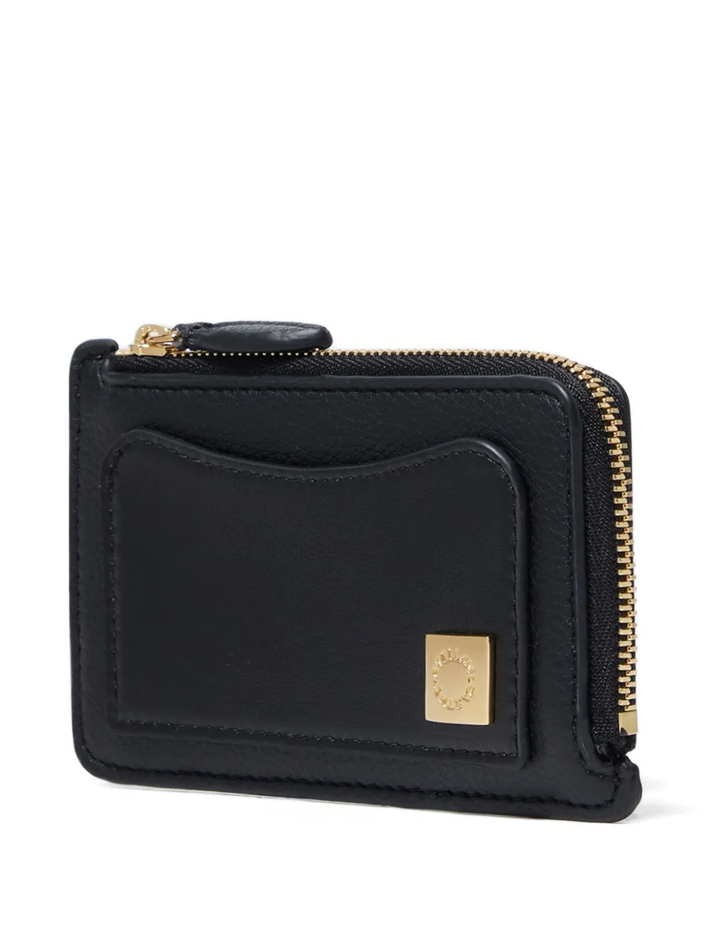 Stella McCartney logo-plaque cardholder Zwart