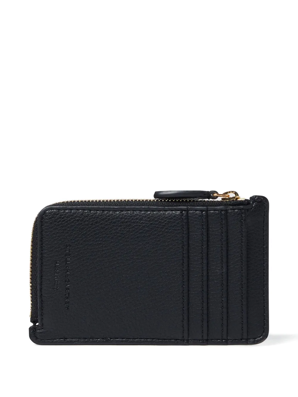 Stella McCartney logo-plaque cardholder Zwart