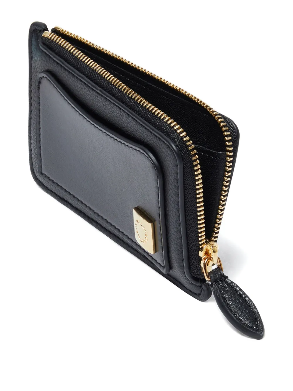 Stella McCartney logo-plaque cardholder Zwart