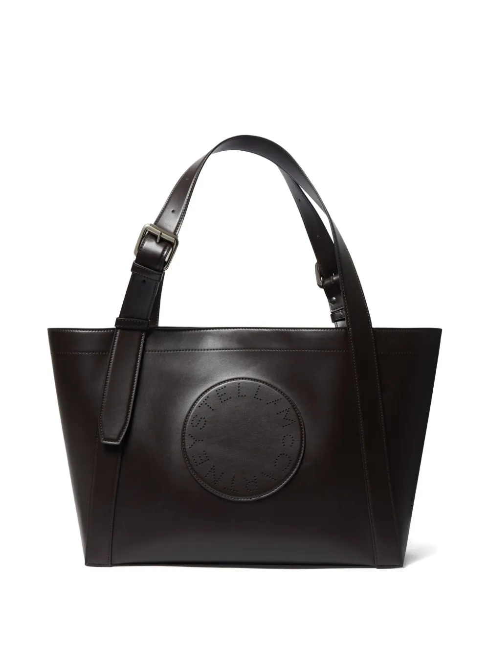 Stella McCartney Stella shopper met logo Bruin