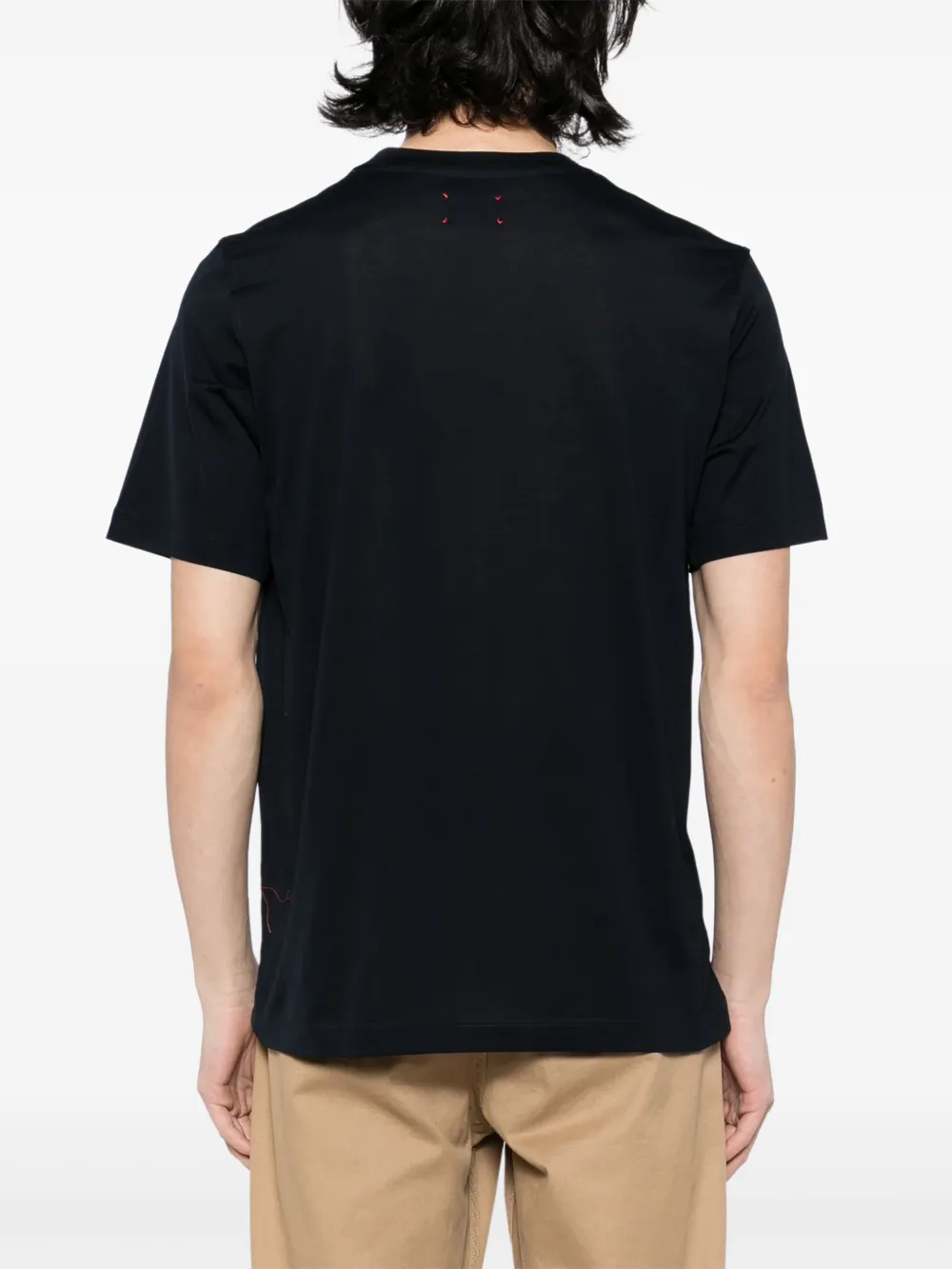 Shop Kiton Embroidered T-shirt
