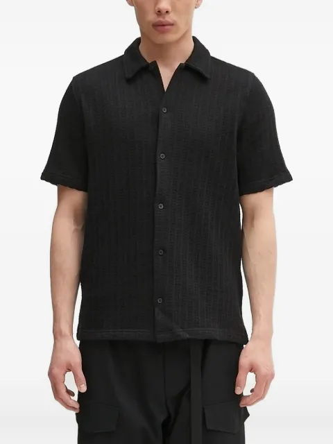 SAMSOE SAMSOE ribbed short-sleeve shirt