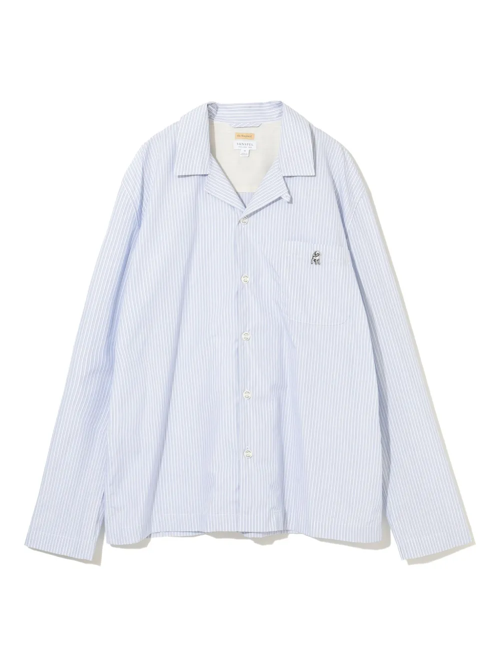 Undercover camisa de algodón en colaboración con Sunspel | azul | Image 1