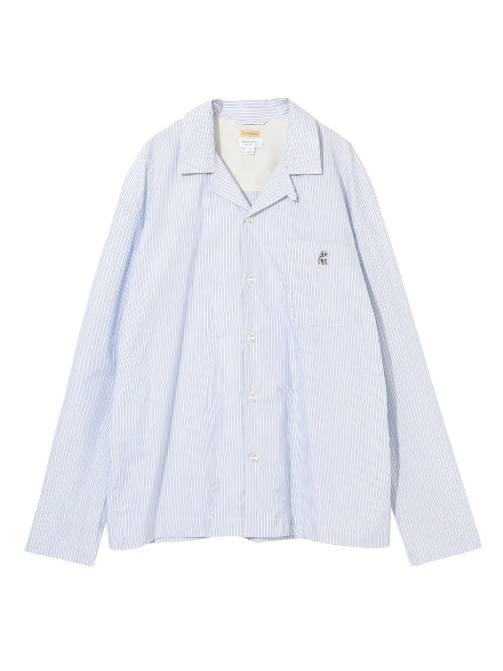 Undercover camisa de algodón en colaboración con Sunspel | azul | Image 1