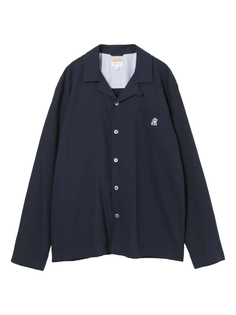 Undercover camisa de algodón en colaboración con Sunspel | azul | Image 1