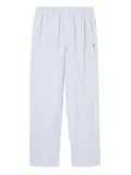 Undercover striped elasticated trousers - Blue