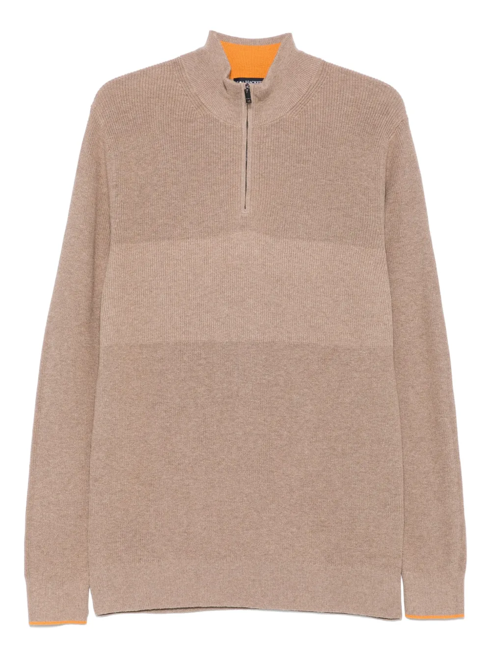 Hackett contrast-trim sweater | Neutrals | Image 1