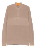 Hackett contrast-trim sweater - Neutrals