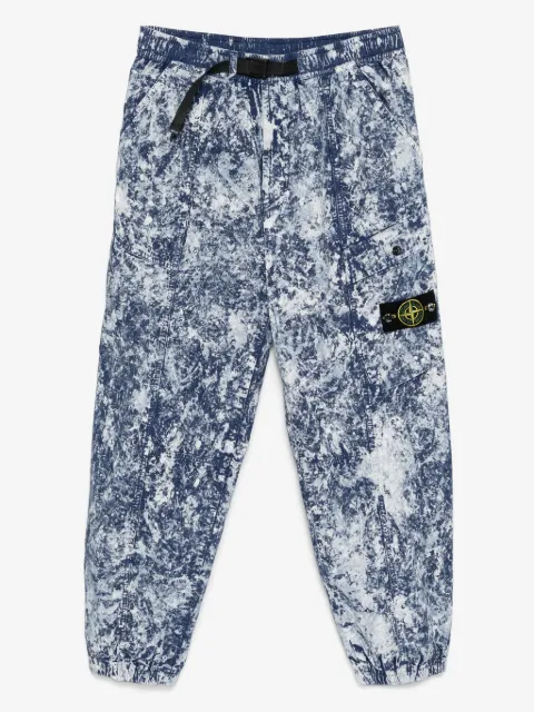 Stone Island printed cargo pants