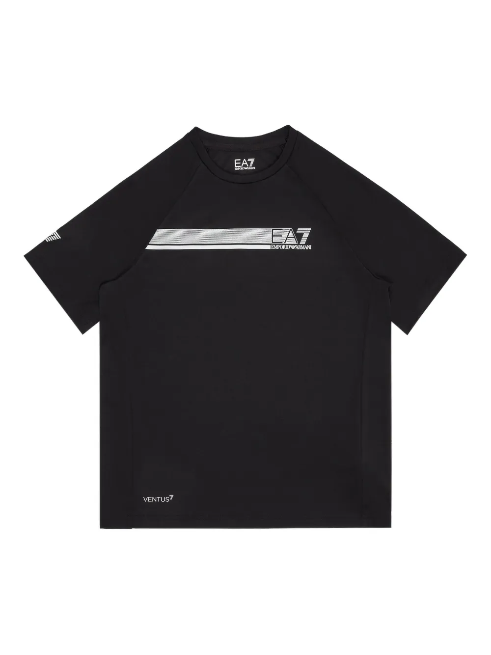 Emporio Ar i Kids T-shirt met logoprint Zwart