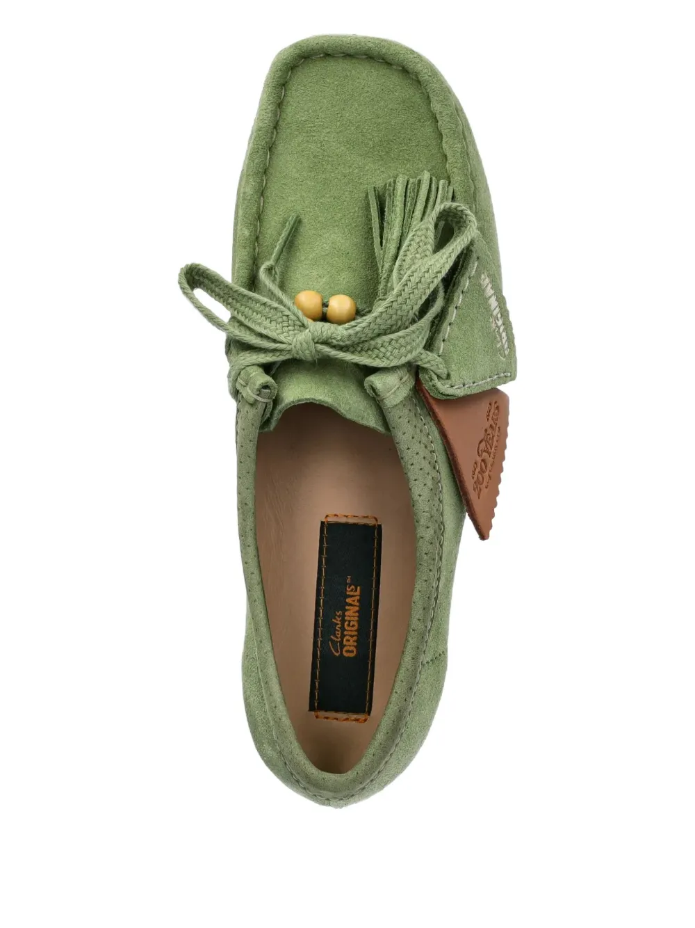 Clarks Originals Desert boots met franje detail Groen