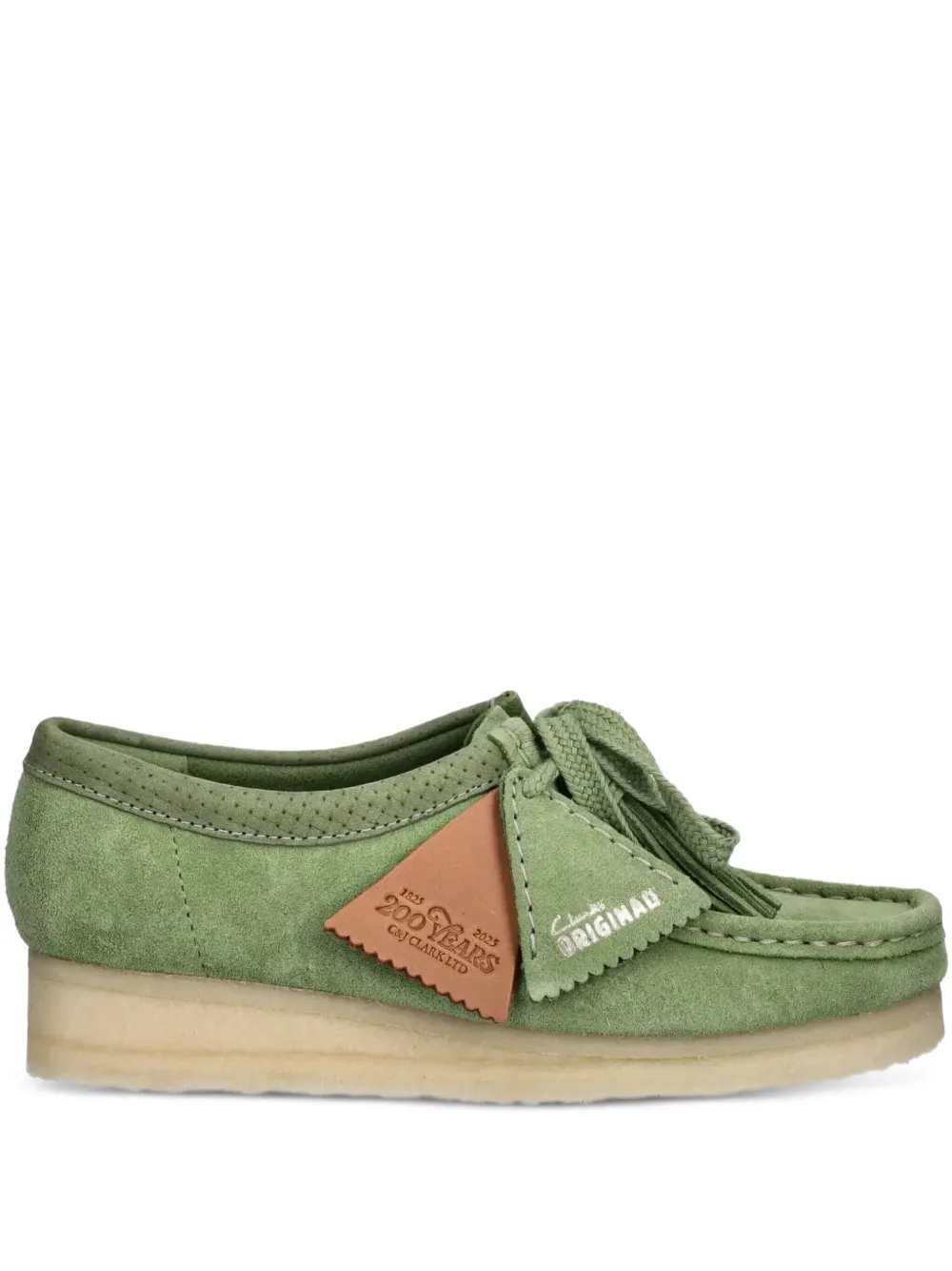 Clarks Originals fringe detail desert boots Groen