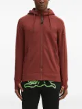 C.P. Company Goggle-hood zip-up hoodie - Brown