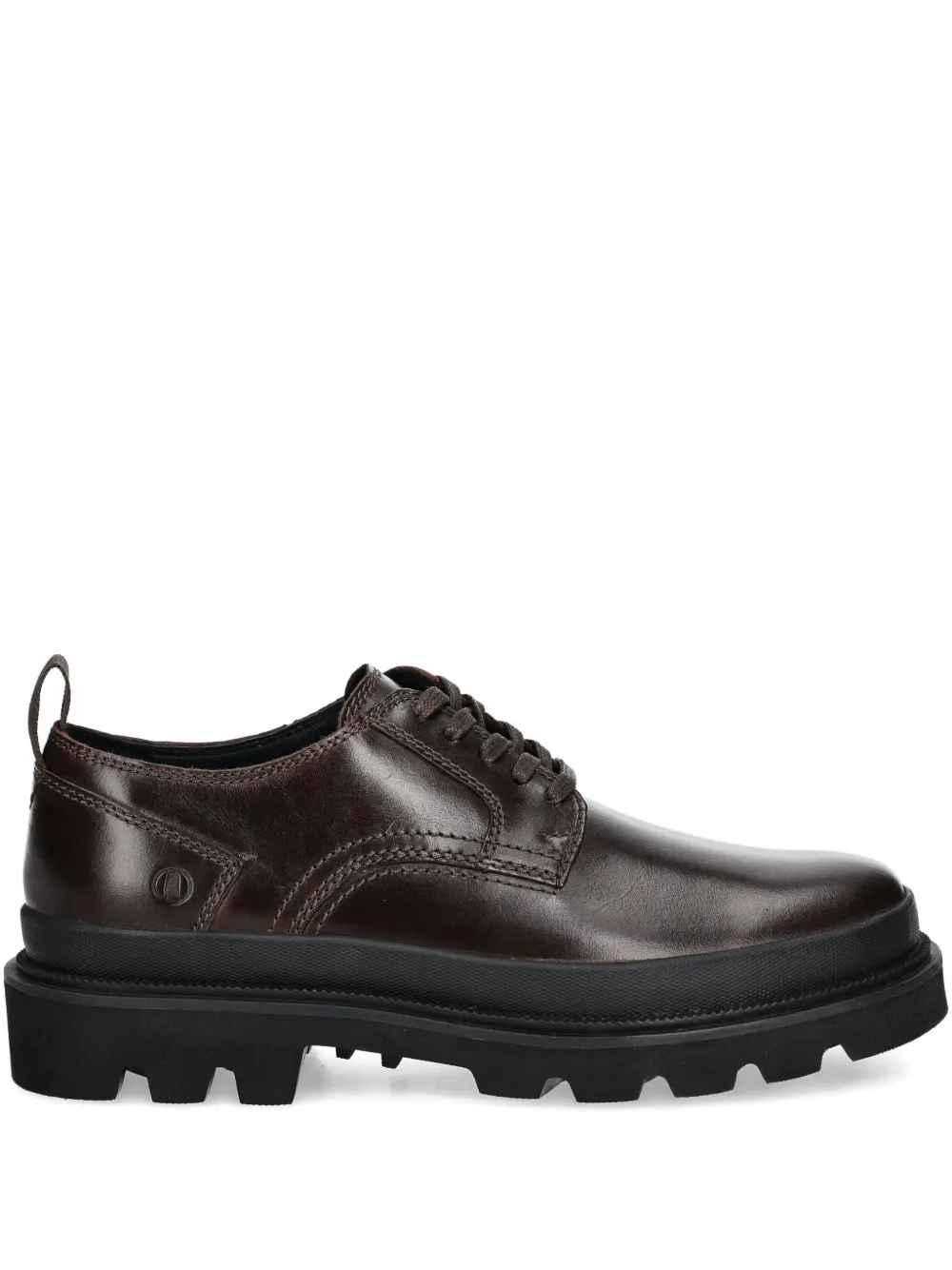 leather lace-up shoes