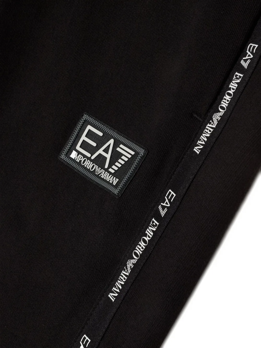 Emporio Armani Kids Trainingsbroek met logo-applicatie Zwart