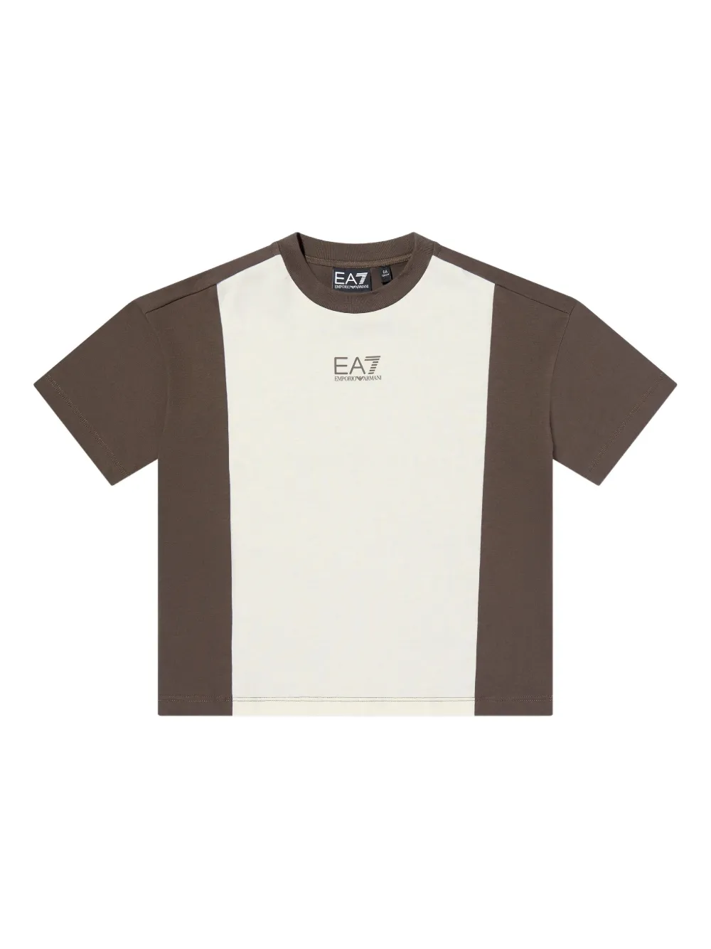 Emporio Armani Kids logo-print T-shirt - ニュートラル Emporio Armani Kids logo-print T-shirt - ニュートラル