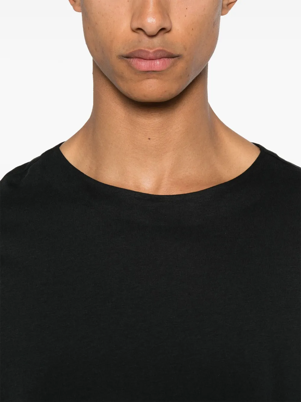 Emporio Armani T-shirt met ronde hals Zwart