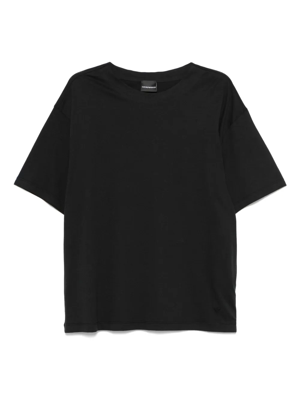 Emporio Armani T-shirt met ronde hals Zwart