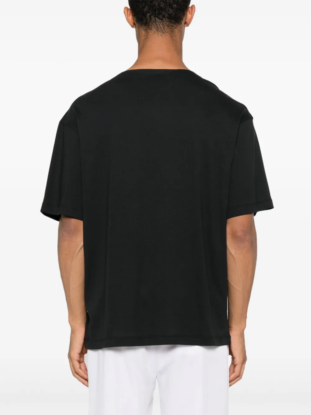 Emporio Armani T-shirt met ronde hals Zwart