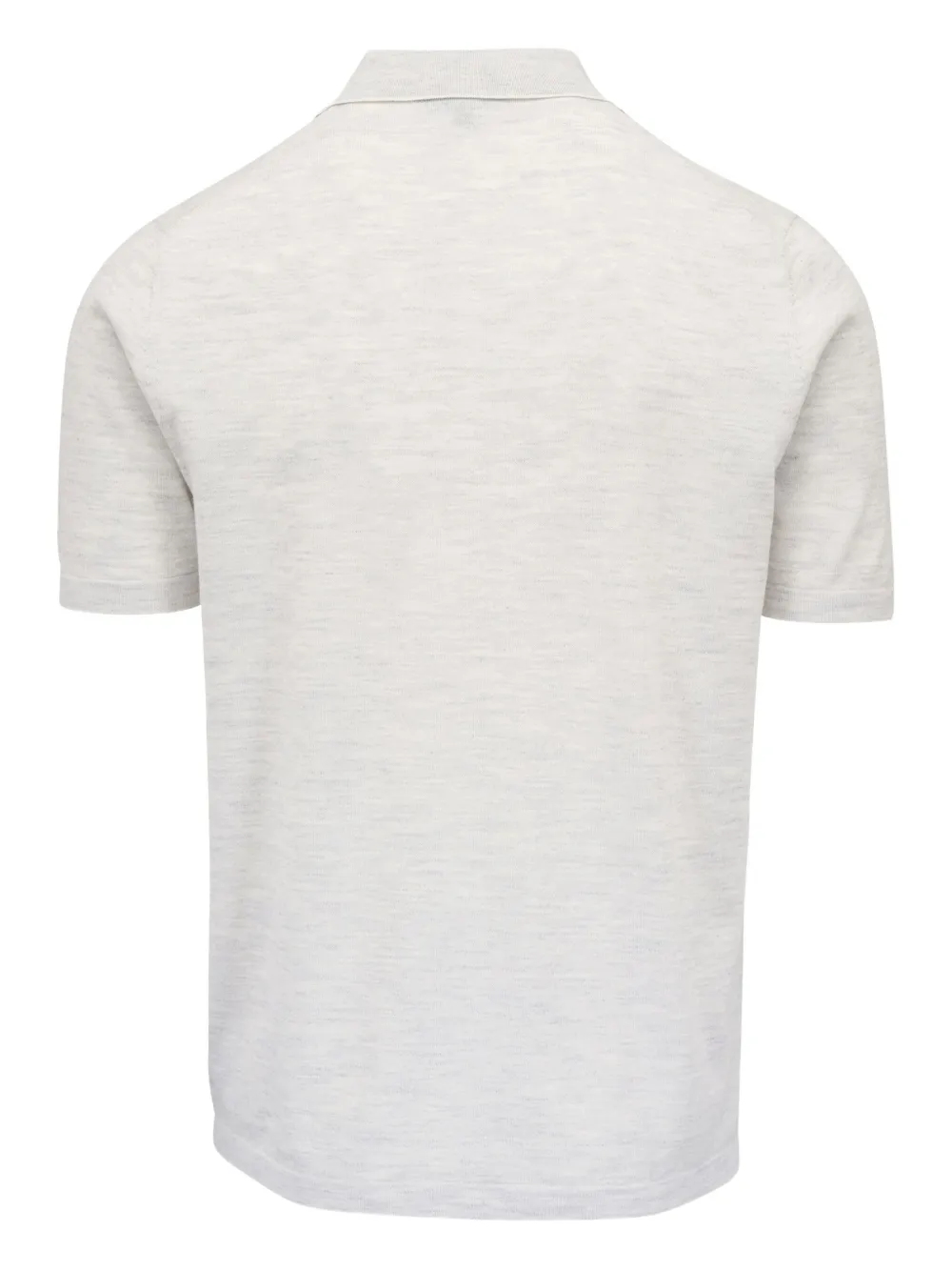 Pya fine-knit polo shirt - Grijs