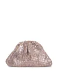 Maria La Rosa Game Laminated clutch bag - Metallic