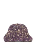Maria La Rosa mini Game woven clutch bag - Purple