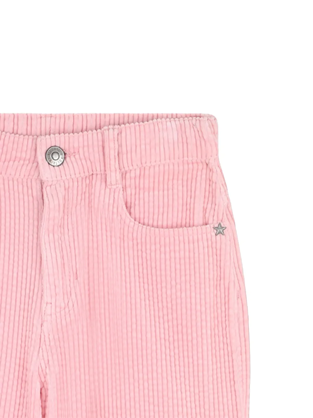 Zadig & Voltaire Kids Ribfluwelen broek Roze