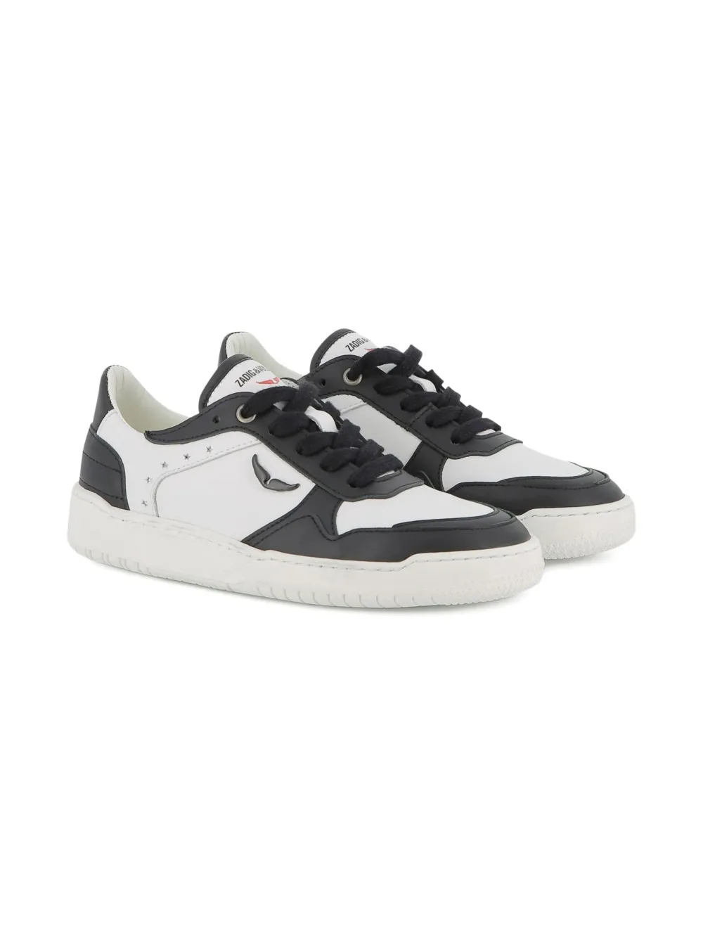 Zadig 
Voltaire Kids Wings contrast-panel sneakers White