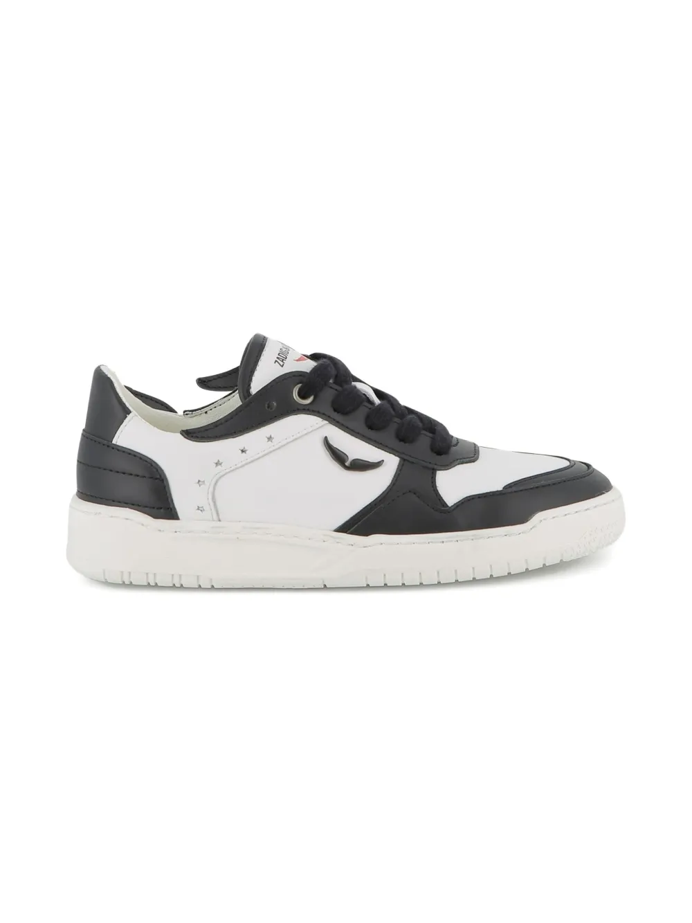Zadig & Voltaire Kids Wings contrast-panel sneakers White