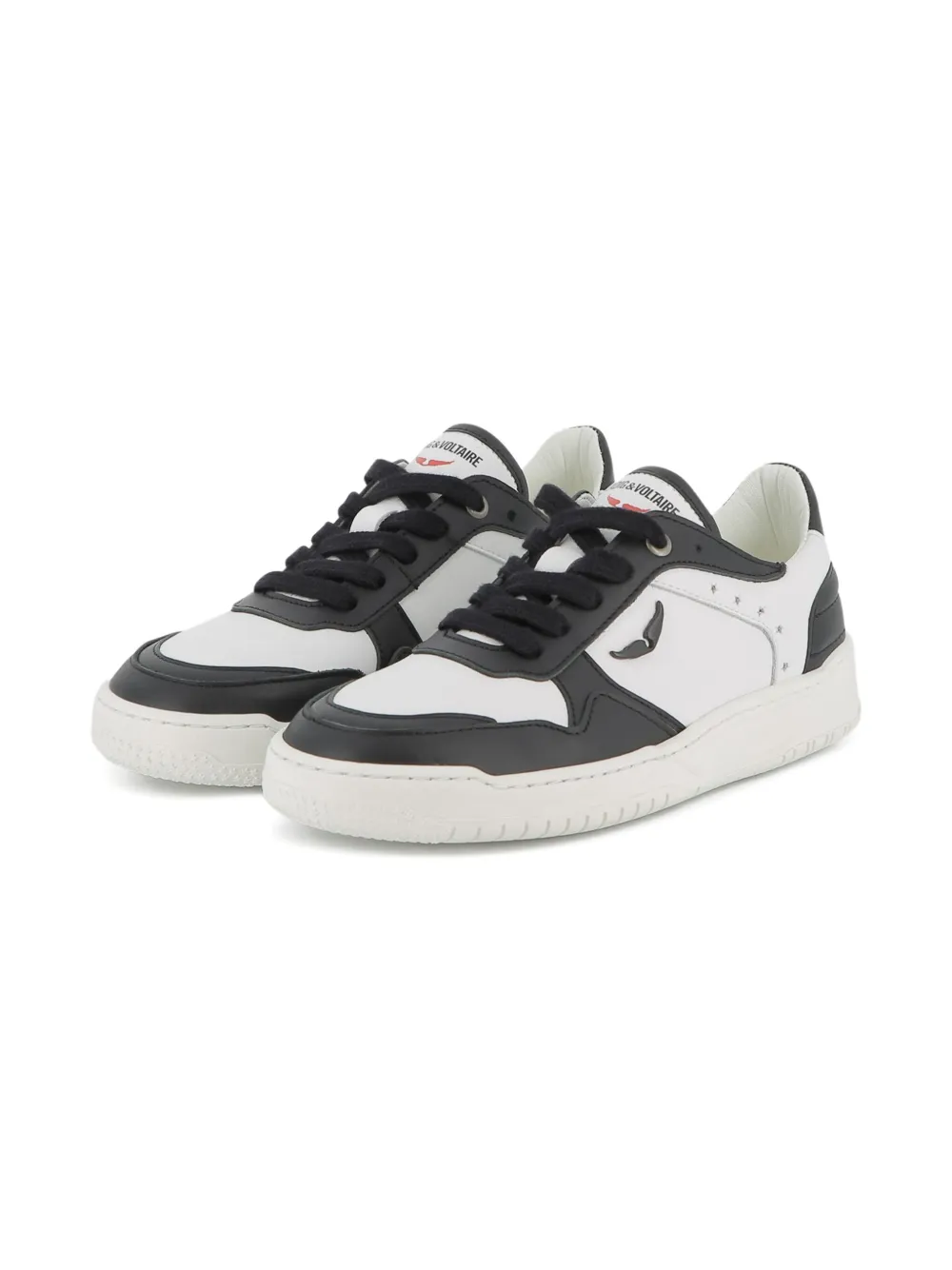 Zadig & Voltaire Wings Contrast-panel Sneakers In White