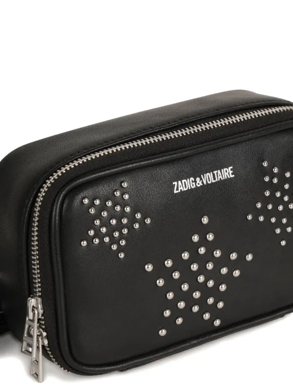 Zadig & Voltaire Kids Bolsa De Ombro Com Tachas | Preto | FARFETCH BR