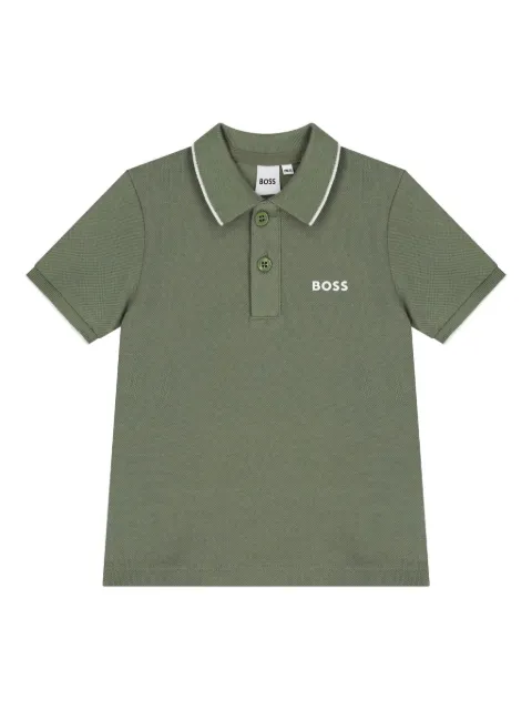 BOSS Kidswear playera tipo polo manga corta