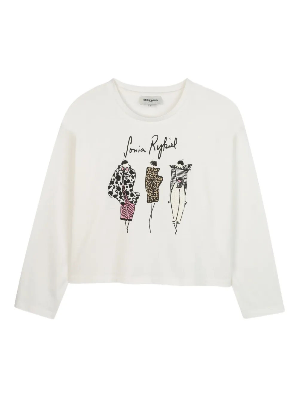 SONIA RYKIEL ENFANT sudadera con estampado gráfico | neutro | Image 1