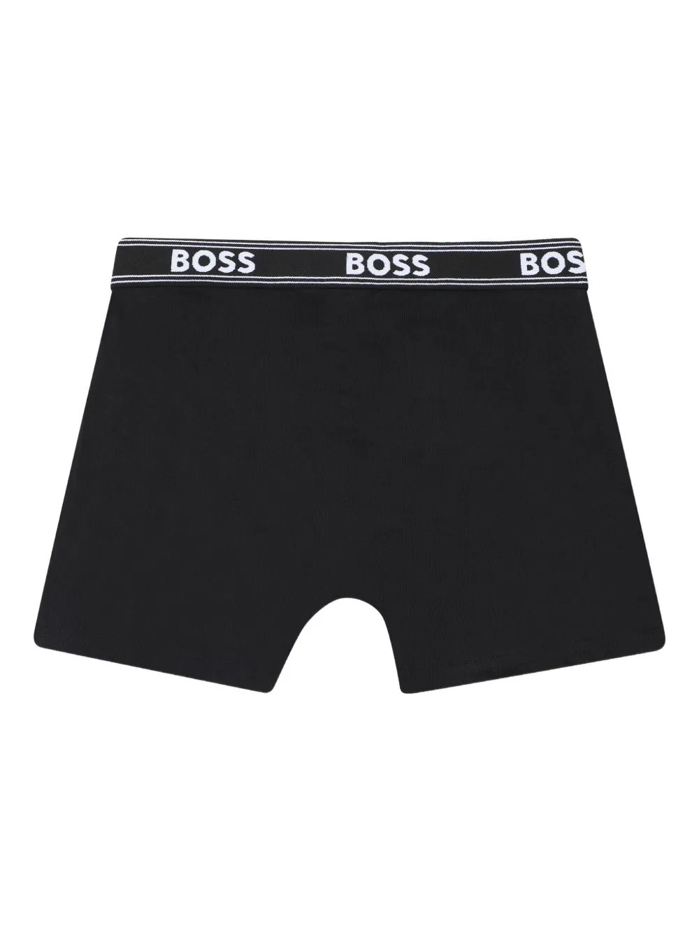 BOSS Kidswear Drie boxershorts met logoband Zwart