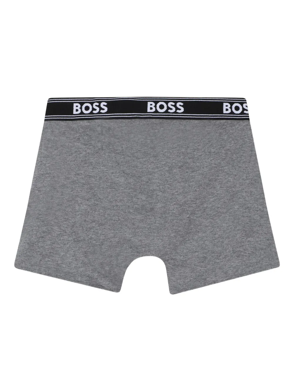 BOSS Kidswear Drie boxershorts met logoband Zwart