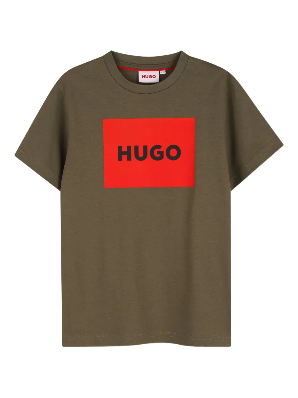 Hugo Boss Kids' Logo T-shirt In Brown